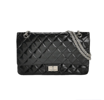 Chanel . Flag Bag Maxi black patent leather *.*cm