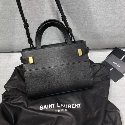 Yves Saint Laurent Manhattan Nano Shopping Bag In Box Black