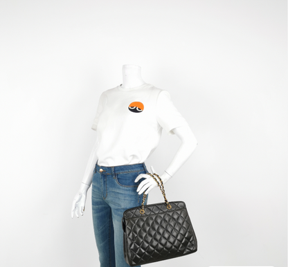 Chanel lambskin chainbag black cm