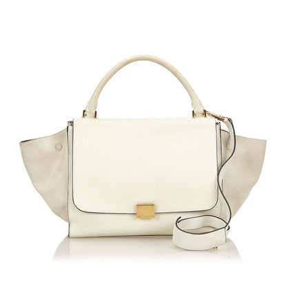Celine Trapeze Suede and Calf Leather Bag