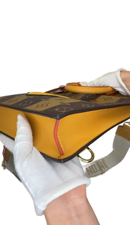 Louis Vuitton Nigo Sac Plat Cross Limited Edition Stripes Monogram Canvas B22-97