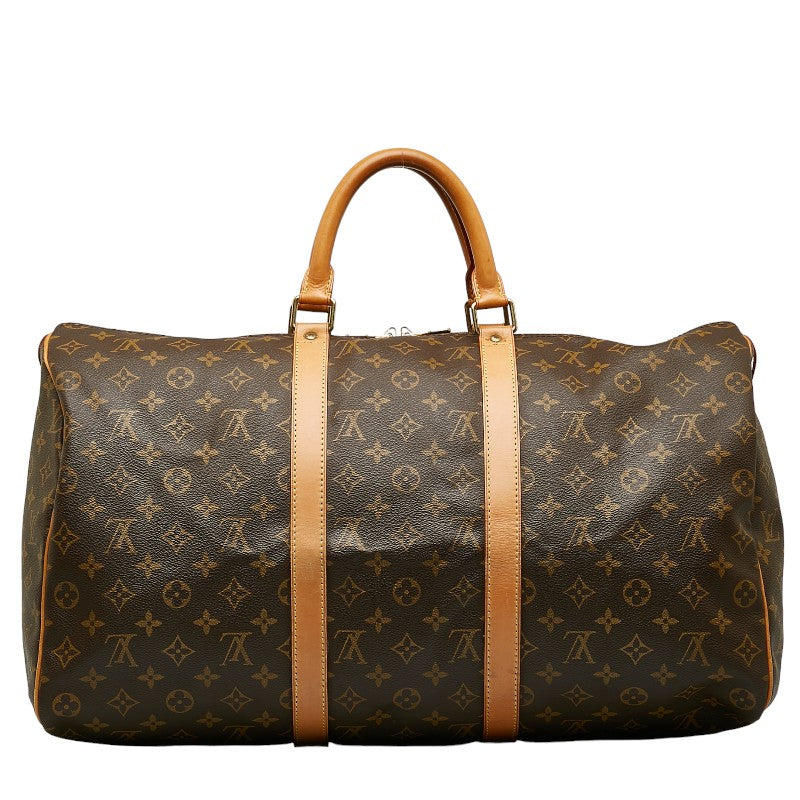 ルイ ヴィトン モノグラム キーポル50 ハンドバッグ ボストンバッグ M41426 ブラウン PVC レザー レディース LOUIS VUITTON 【中古】｜【銀座パリス】　楽天市場店