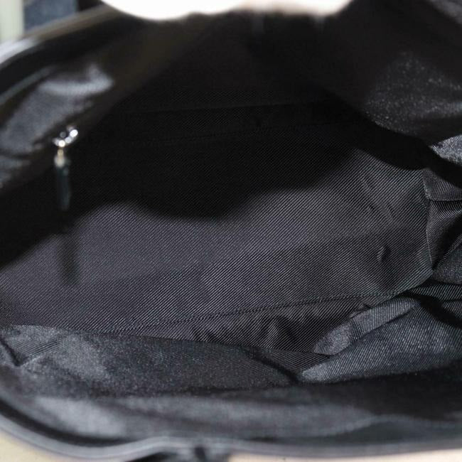 Gucci Gg Web And Shoppers Black Large G Logo Print Leathercanvas Tote