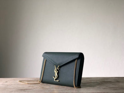 Yves Saint Laurent Cassandra Flap-Front Crossbody Bag