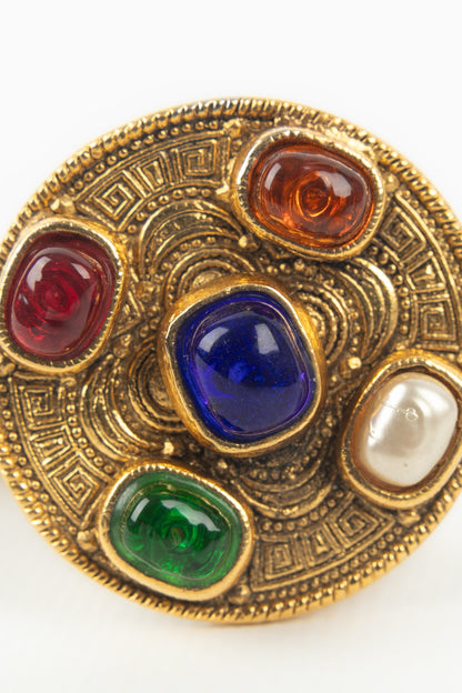 Boucles d'oreilles byzantines Chanel 1984