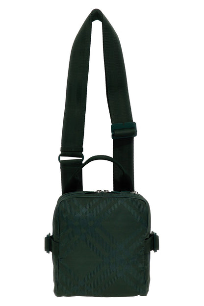 Burberry Men Check Shoulder Strap