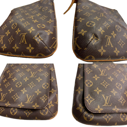 Handbag Designer By Louis Vuitton MUSETTA SALSA PM Size: Small