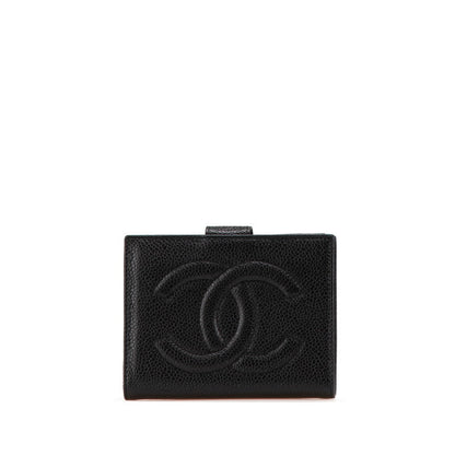Chanel Coco Mark Caviar Skin Wallet