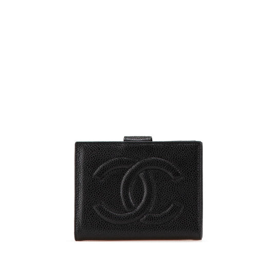 Chanel Coco Mark Caviar Skin Wallet