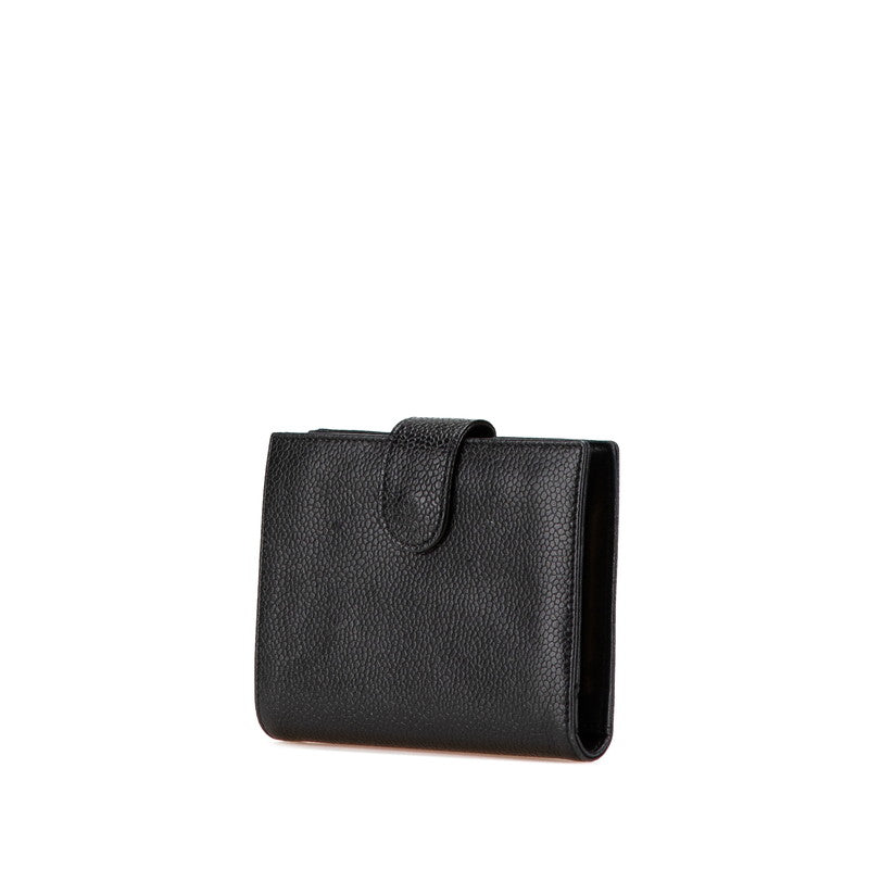 Chanel Coco Mark Caviar Skin Wallet