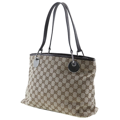 Gucci Gg Canvas Brown Canvas Tote Bag