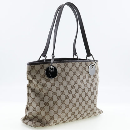Gucci Gg Canvas Brown Canvas Tote Bag