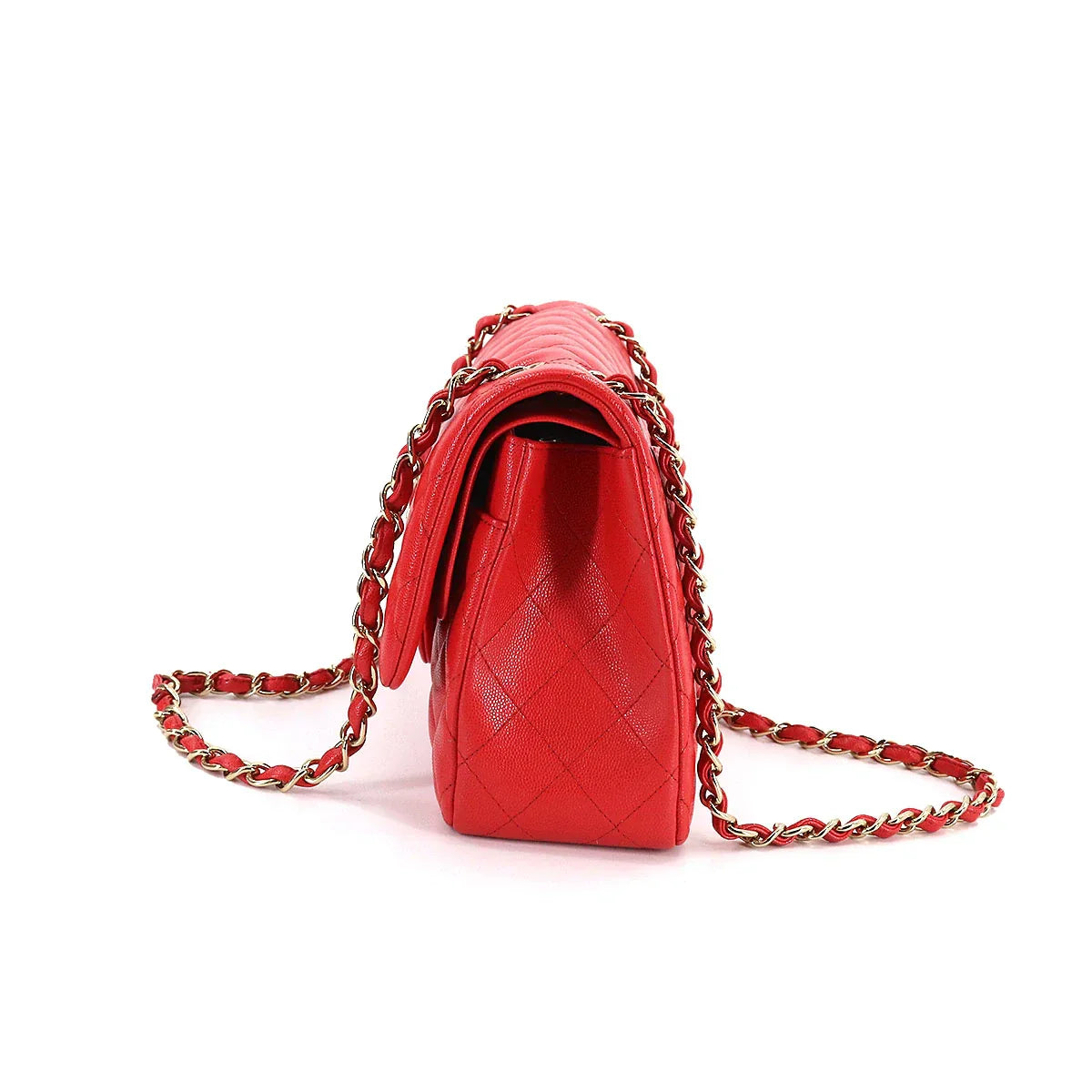 Chanel Timeless Caviar Jumbo Red bag