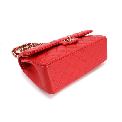 Chanel Timeless Caviar Jumbo Red bag