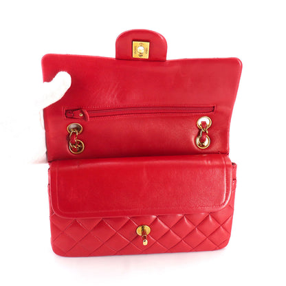 Chanel Vintage Small Classic Red Bag