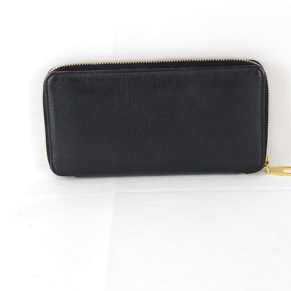 Louis Vuitton  Leather Long Wallet (Bi-Fold)