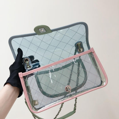 Coco Splash Medium Flap Bag Multicoloured with SHW