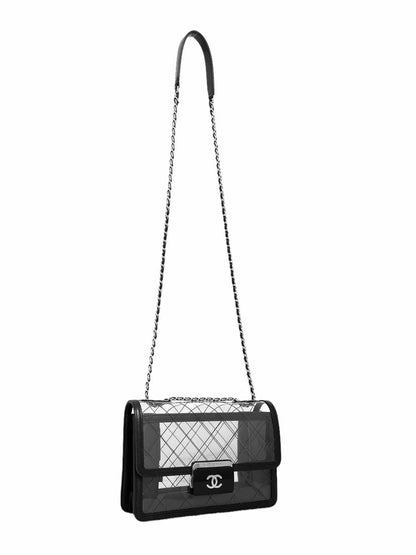 CHANEL Flap Naked Beauty Black Crossbody