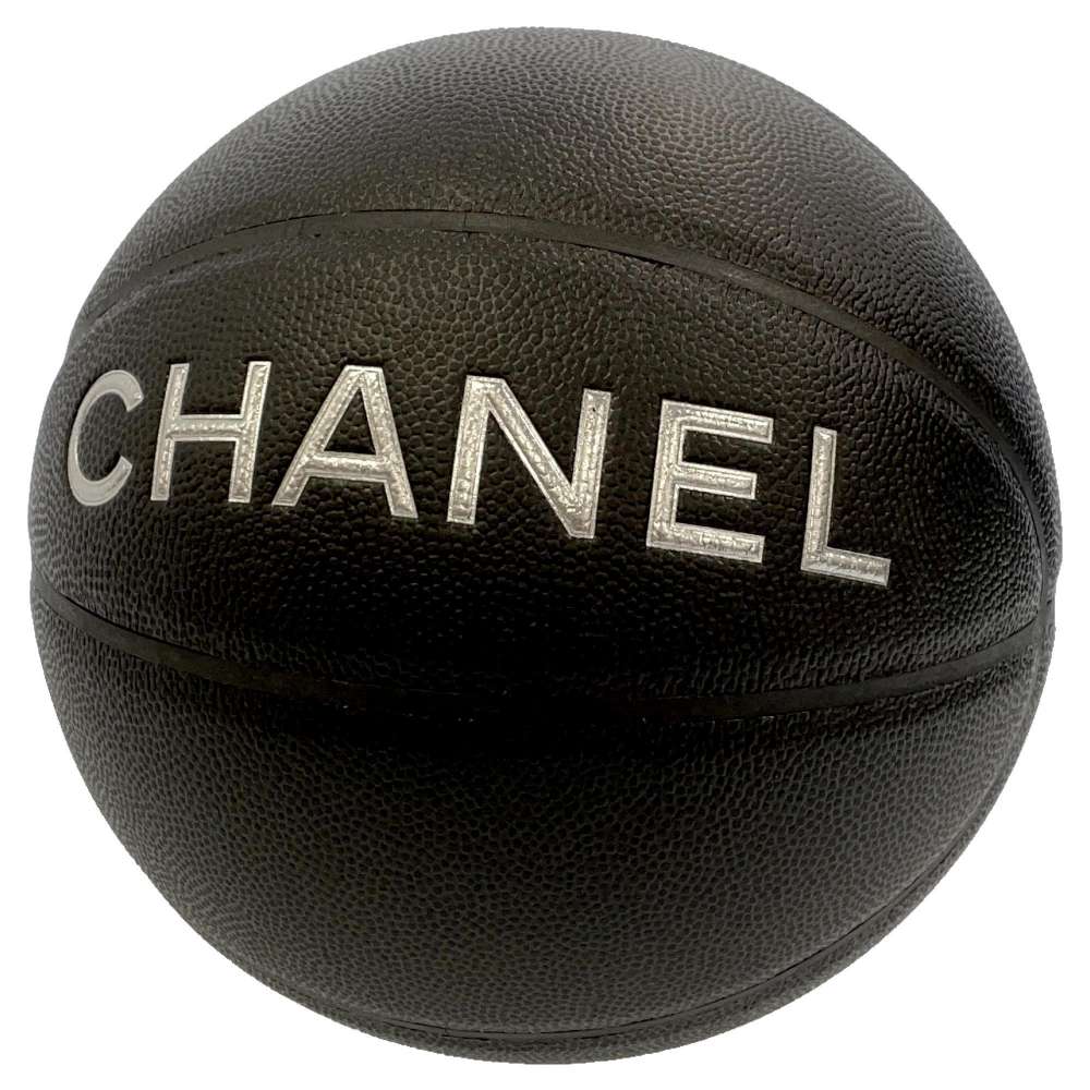 CHANEL Basketball Black/Silver Rubber Size 7