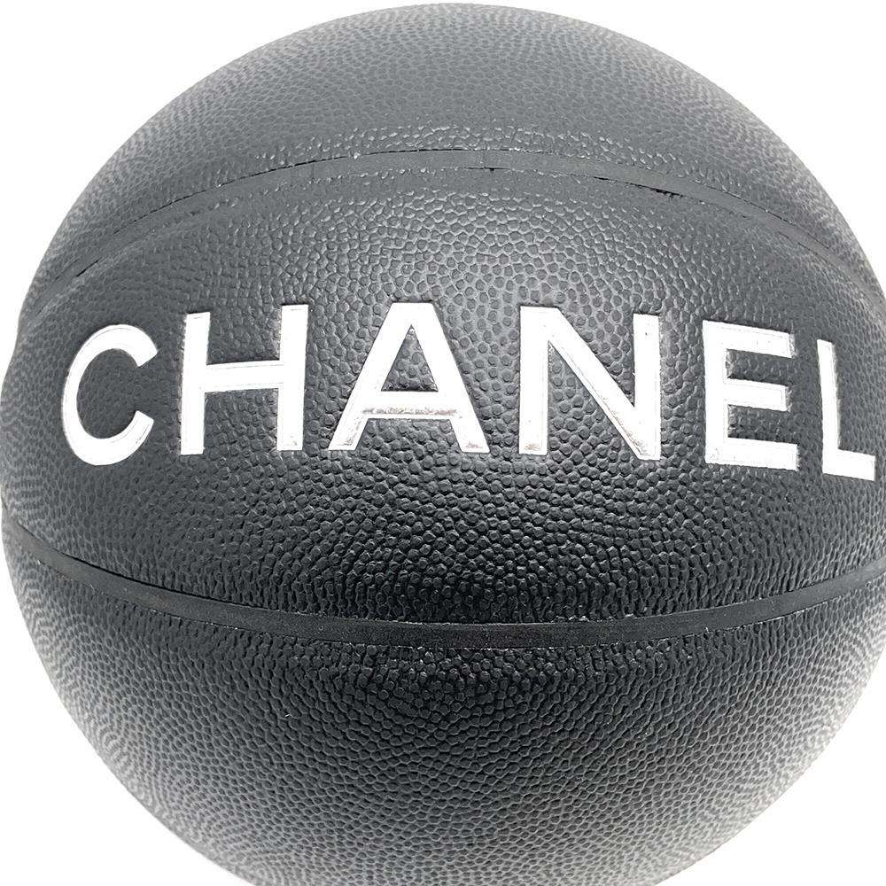 CHANEL Basketball Black/Silver Rubber Size 7