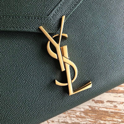 Yves Saint Laurent Cassandra Flap-Front Crossbody Bag