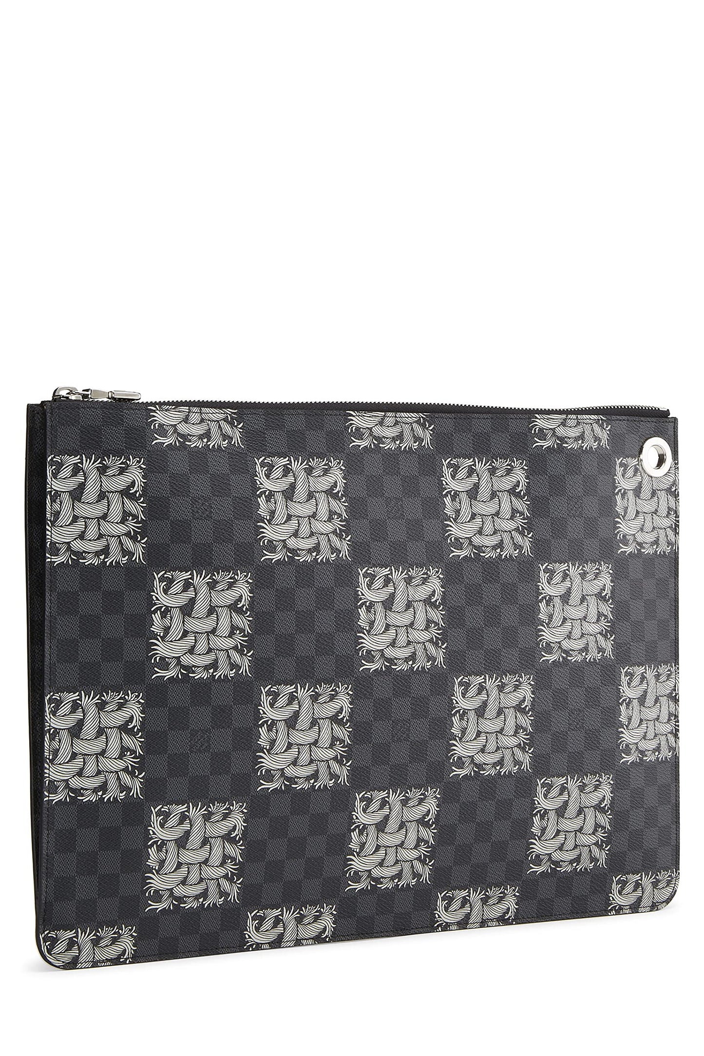 Louis Vuitton,  Christopher Nemeth x Louis Vuitton Damier Graphite Pochette Jour GM, Black
