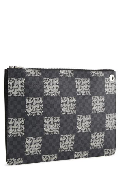 Louis Vuitton,  Christopher Nemeth x Louis Vuitton Damier Graphite Pochette Jour GM, Black