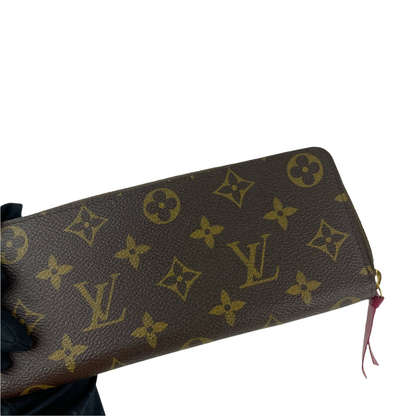 Louis-Vuitton Clemence Wallet Monogram Canvas Brown GHW