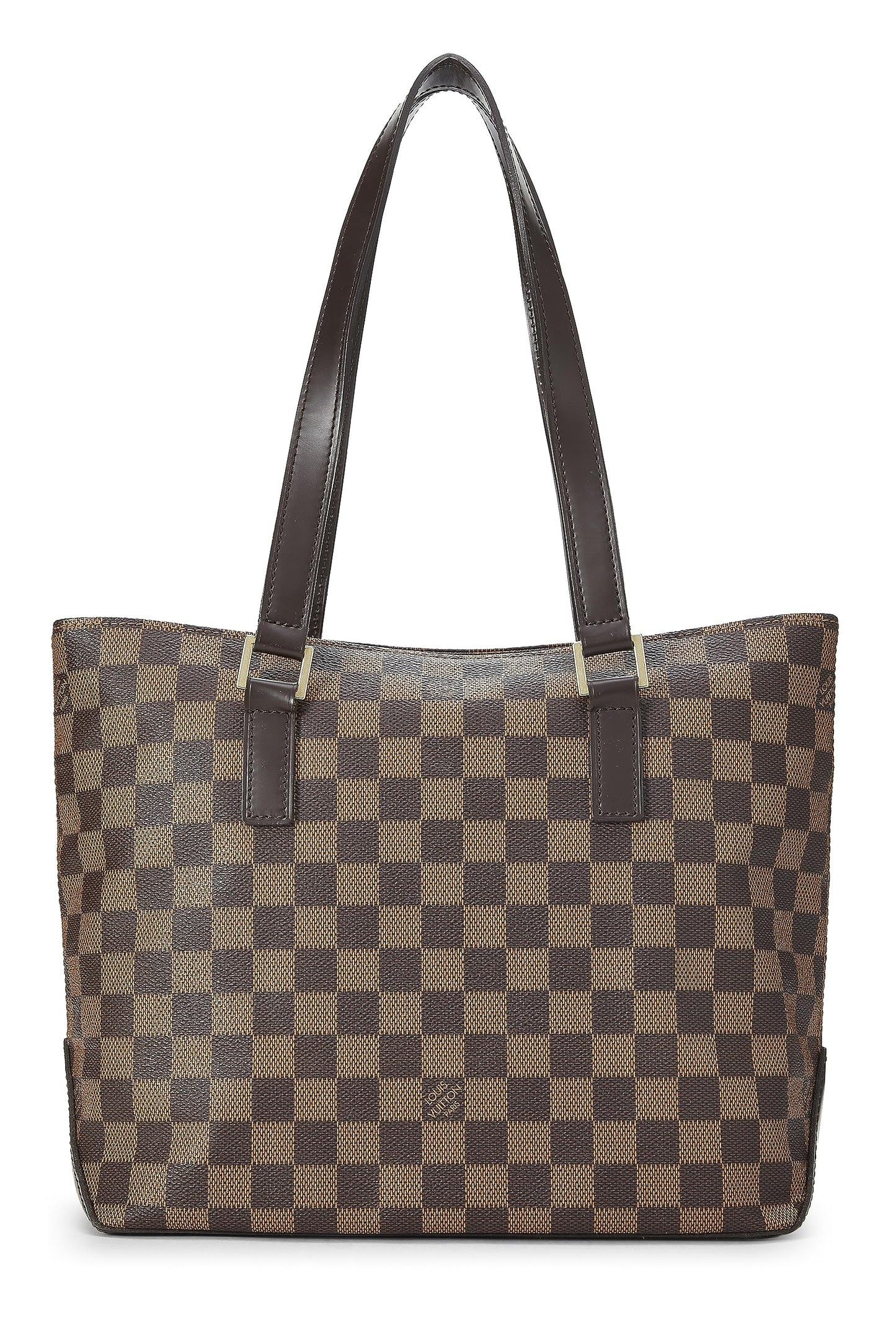 Louis Vuitton,  Damier Ebene Cabas Piano, Brown
