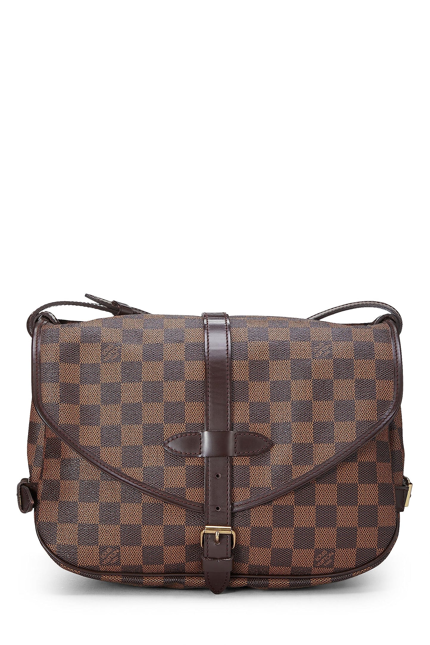 Louis Vuitton,  Damier Ebene Saumur 30, Brown