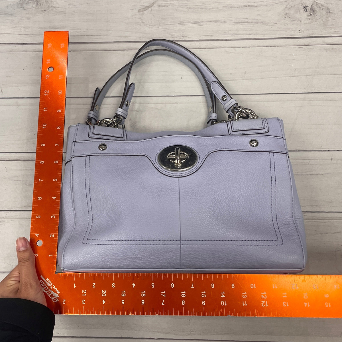 Handbag Designer By Coach, Size: Medium