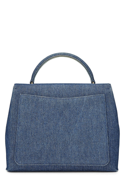 Chanel,  Blue Denim Kelly, Blue