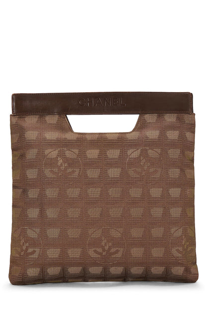 Chanel,  Green Nylon Travel Line Handbag, Green