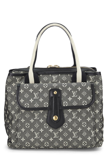Louis Vuitton,  Black Monogram Mini Lin Sac Mary Kate, Black