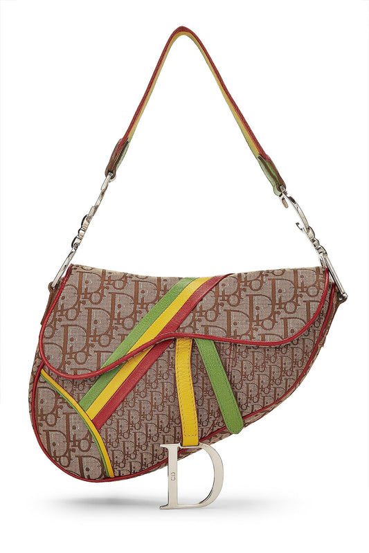 Dior, Rasta Trotter Saddle Bag, Multi