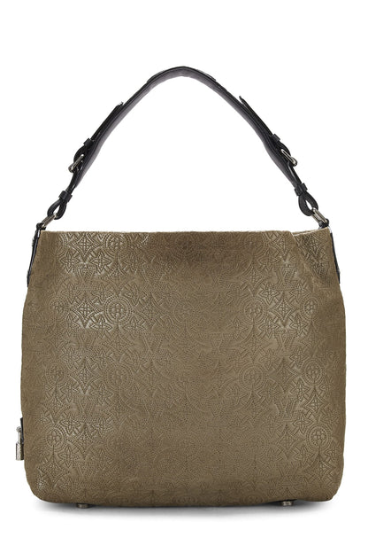 Louis Vuitton,  Green Monogram Antheia Leather Hobo PM, Green