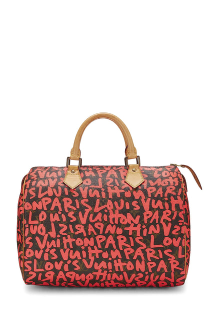 Louis Vuitton,  Stephen Sprouse x Louis Vuitton Pink Graffiti Speedy 30, Pink