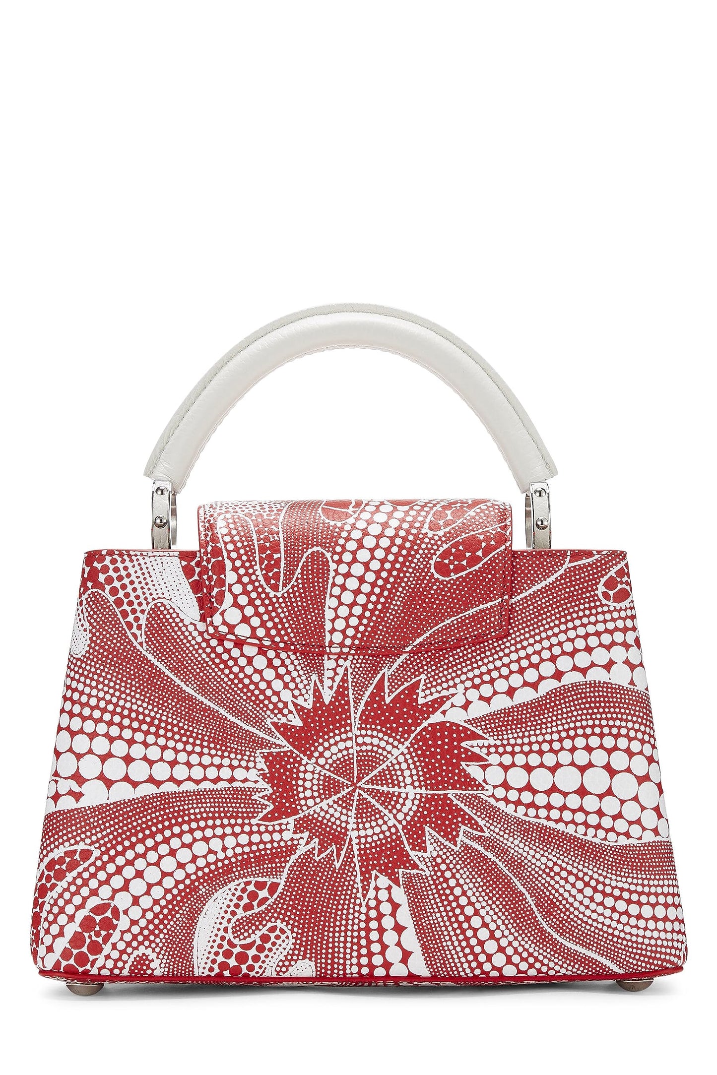Louis Vuitton,  Yayoi Kusama x Louis Vuitton Red & White Dots Infinity Taurillon Capucines BB, Red