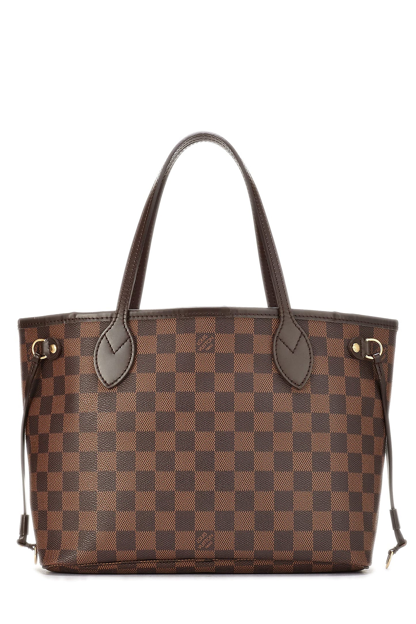 Louis Vuitton,  Damier Ebene Neverfull PM, Brown