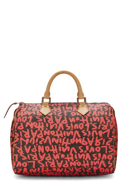 Louis Vuitton,  Stephen Sprouse x Louis Vuitton Pink Graffiti Speedy 30, Pink