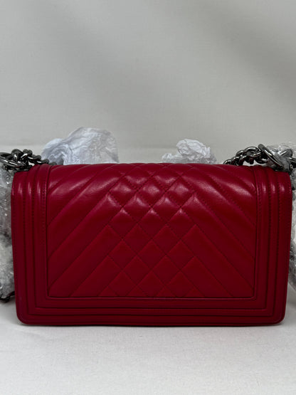 CHANEL leboy hot pink BJ-