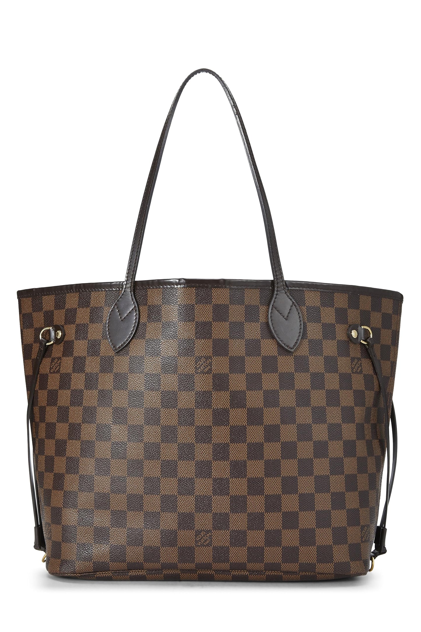 Louis Vuitton,  Damier Ebene Neverfull MM, Brown
