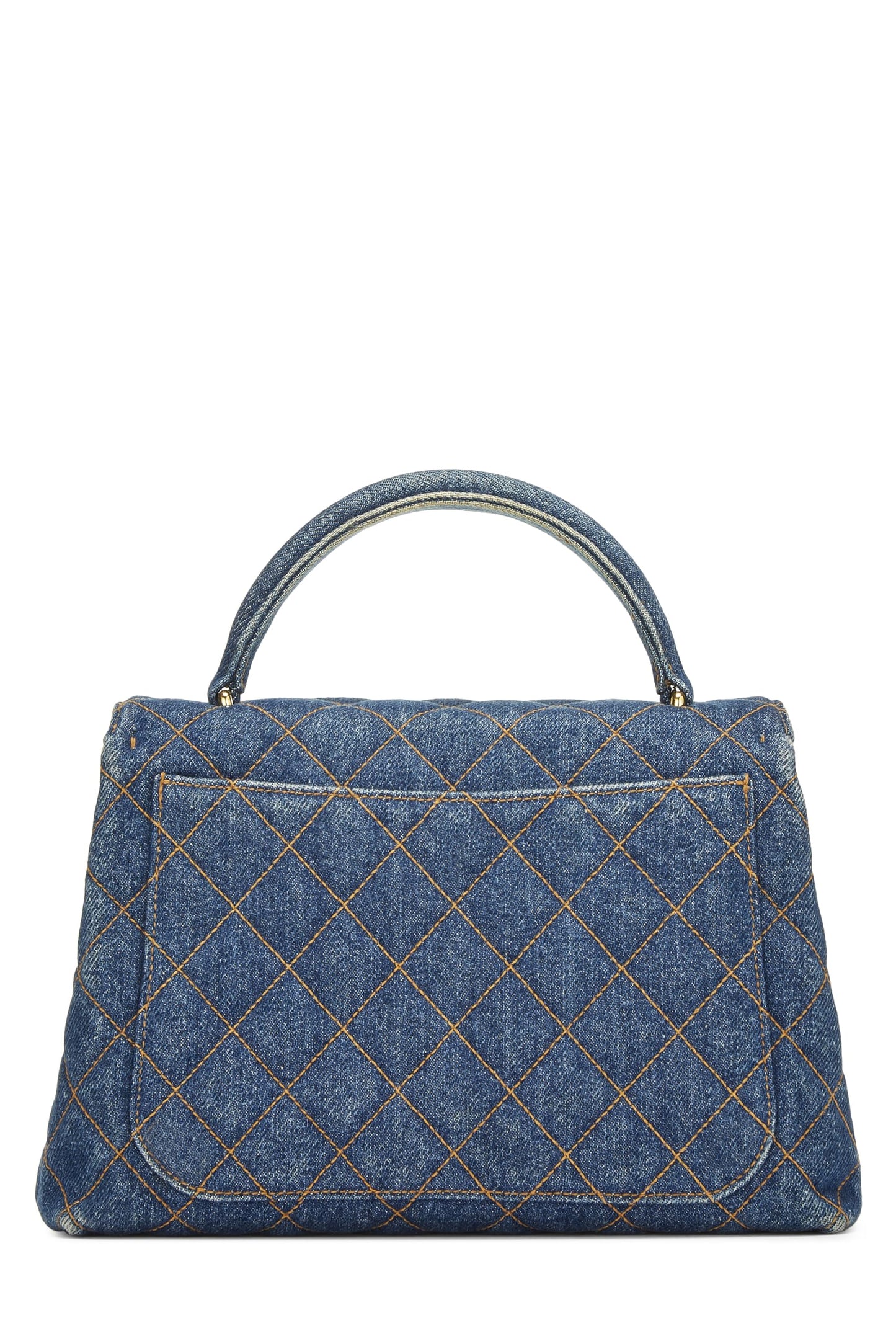 Chanel,  Blue Denim Kelly Small, Blue