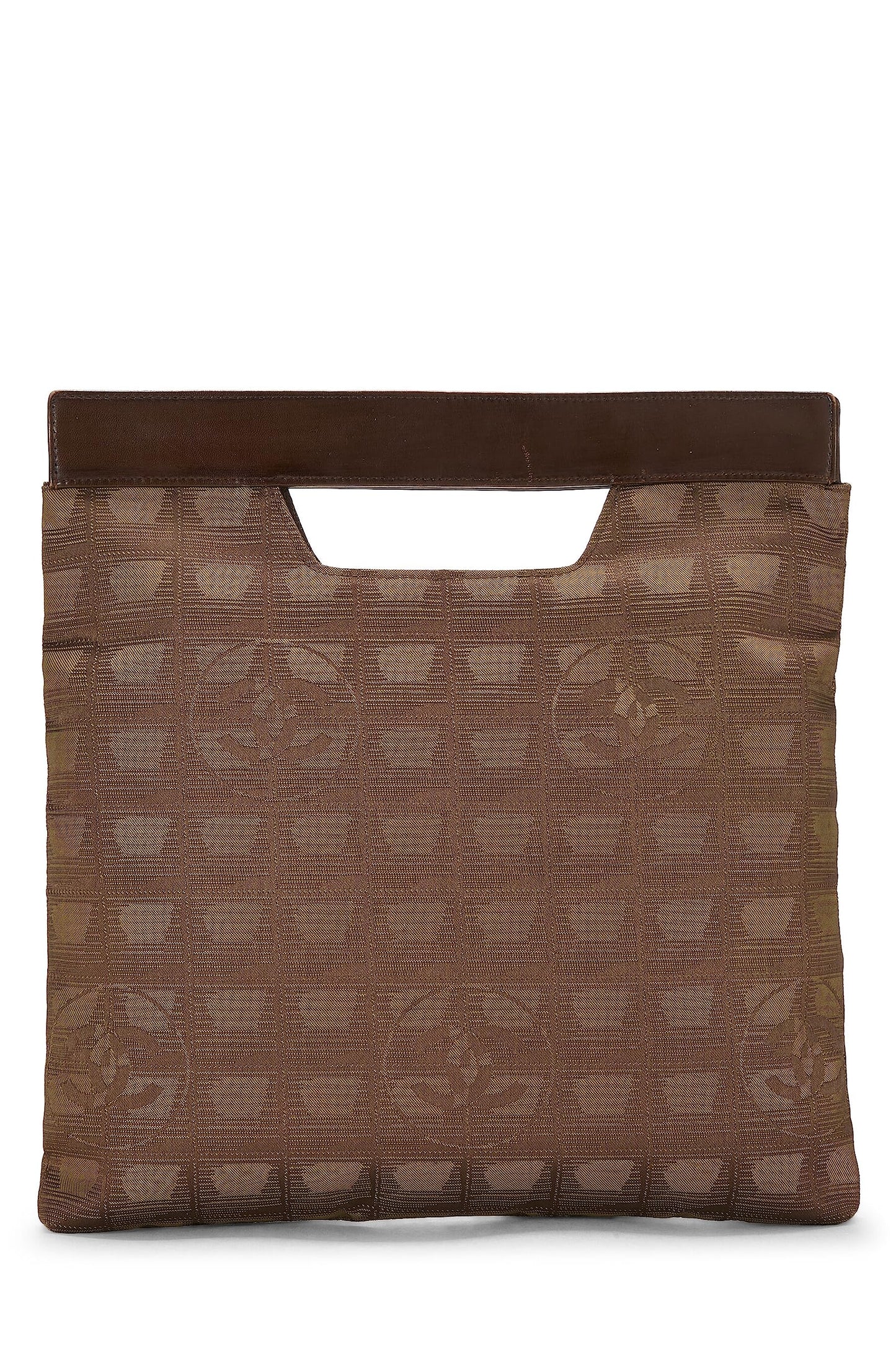 Chanel,  Green Nylon Travel Line Handbag, Green