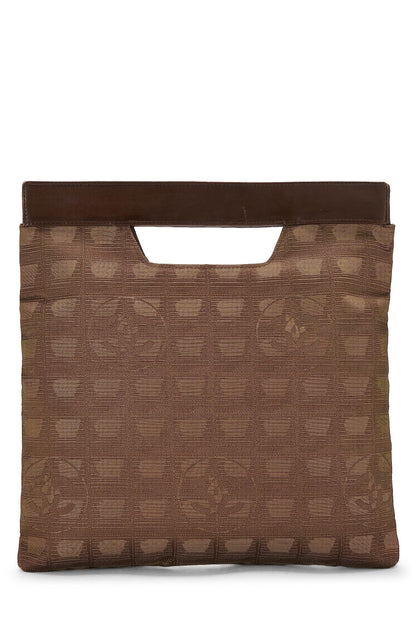 Chanel,  Green Nylon Travel Line Handbag, Green