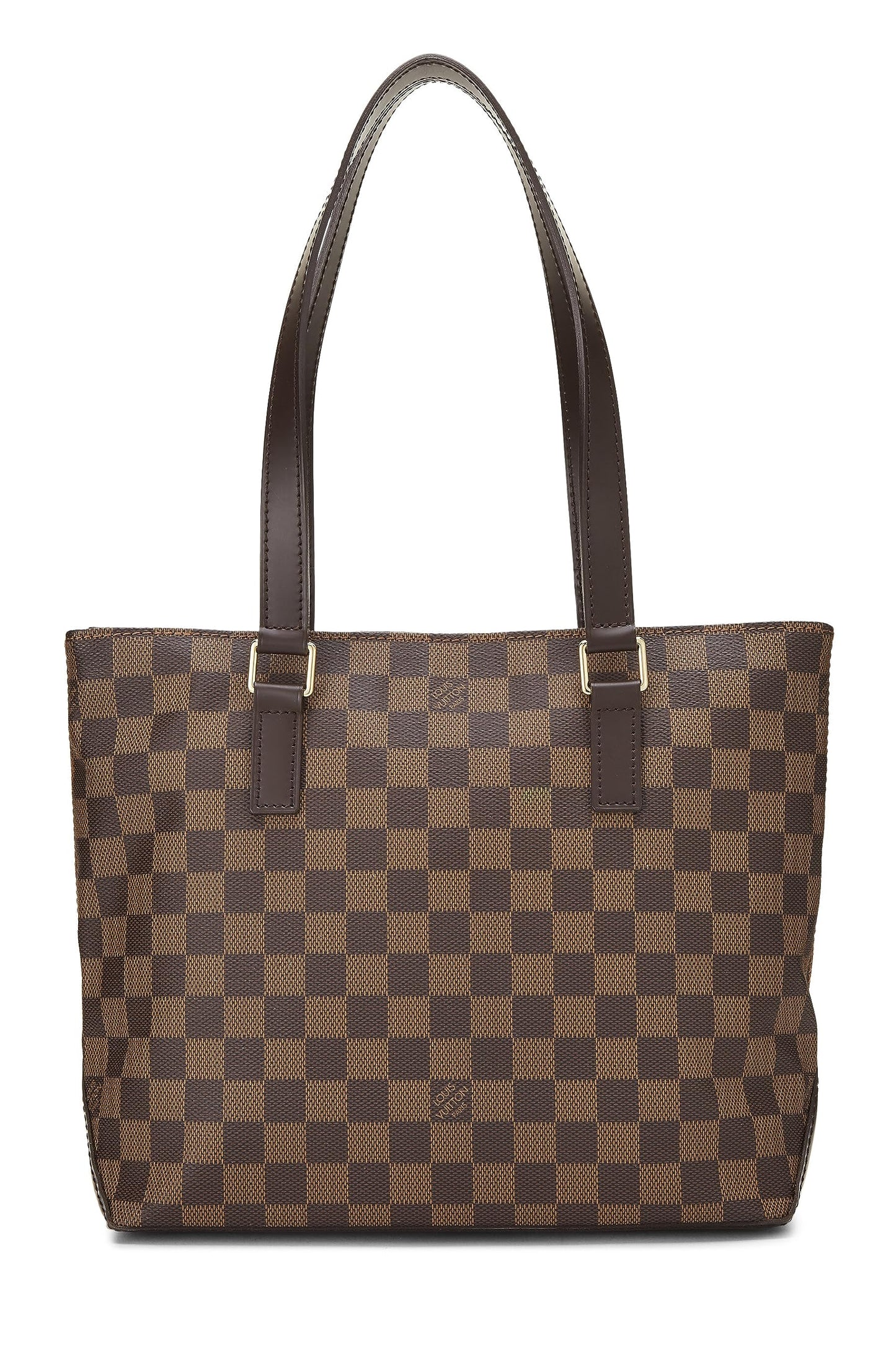 Louis Vuitton,  Damier Ebene Cabas Piano, Brown