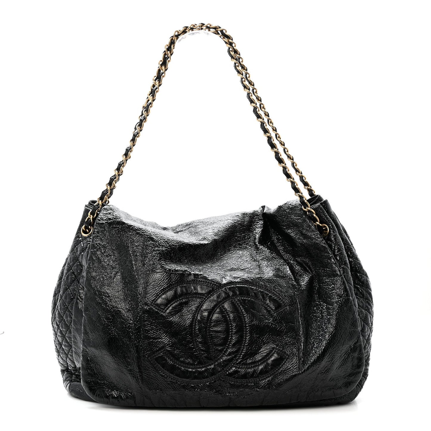 Vinyl XXL Rock and Chain Flap Black
