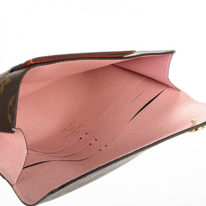 LV Jeanne Wallet Monogram Rose Ballerine Pink