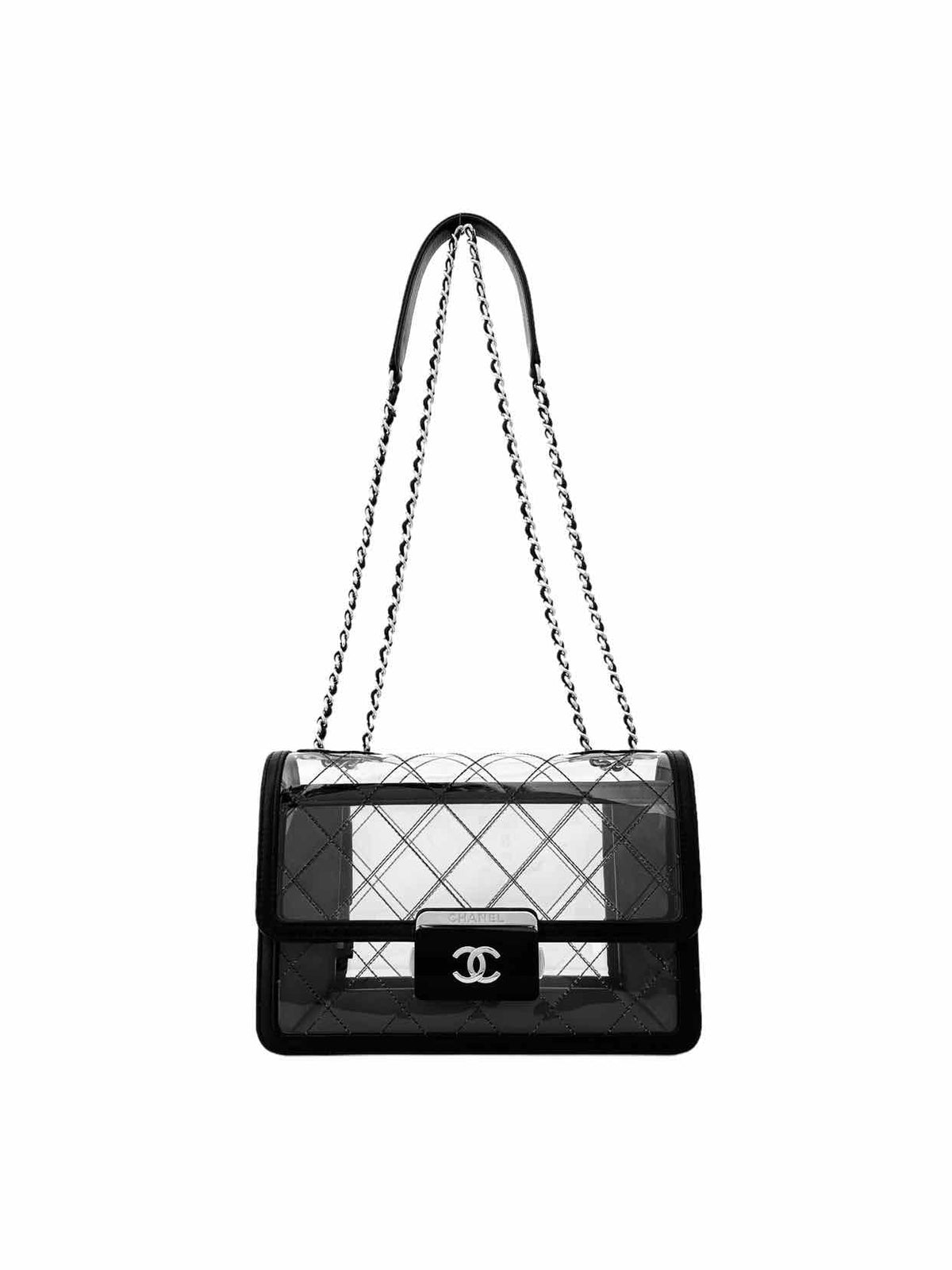 CHANEL Flap Naked Beauty Black Crossbody