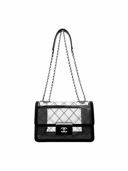 CHANEL Flap Naked Beauty Black Crossbody